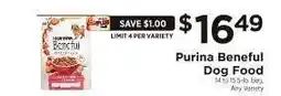 ShopRite PURINA Beneful Dog Food offer