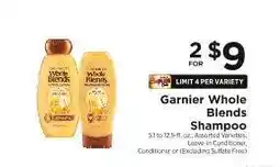 ShopRite Garnier Whole Blends Shampoo offer