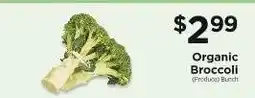 ShopRite Organic Broccoli offer