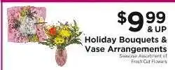ShopRite Holiday Bouquets & Vase Arrangements offer