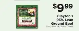 ShopRite Clayton’s 93% Lean Ground Beef offer