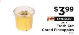 ShopRite Fresh Cut Cored Pineapples offer