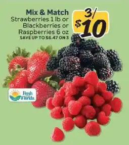 Winn Dixie Strawberries, Blackberries, or Raspberries offer
