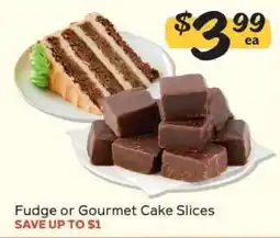 Winn Dixie Fudge or Gourmet Cake Slices offer