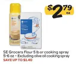 Winn Dixie SE Grocers Flour or Cooking Spray offer