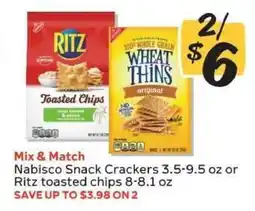 Winn Dixie Nabisco Snack Crackers or Ritz Toasted Chips offer