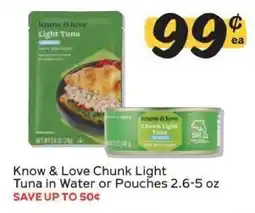 Winn Dixie Know & Love Chunk Light Tuna offer
