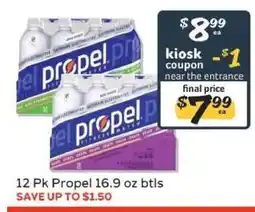 Winn Dixie 12 Pk Propel 16.9 oz btls offer