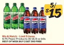 Winn Dixie 6 Pk Pepsi Products offer