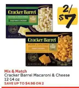 Winn Dixie Cracker Barrel Macaroni & Cheese offer