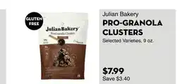Bristol Farms Julian Bakery PRO-GRAINOLA CLUSTERS offer