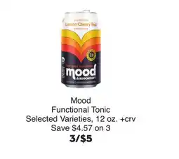 Bristol Farms Mood Functional Tonic offer