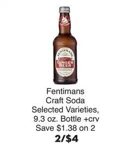 Bristol Farms Fentimans Craft Soda offer