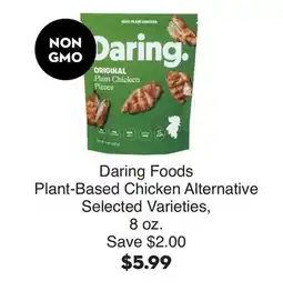 Bristol Farms Daring Foods Plant-Based Chicken Alternative offer