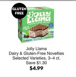 Bristol Farms Jolly Llama Dairy & Gluten-Free Novelties offer