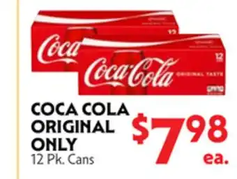 La Chiquita Food Market COCA COLA ORIGINAL ONLY offer