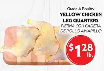 La Chiquita Food Market Grade A Poultry YELLOW CHICKEN LEG QUARTERS offer