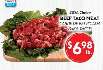 La Chiquita Food Market USDA Choice BEEF TACO MEAT offer