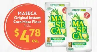 La Chiquita Food Market MASECA Original Instant Corn Masa Flour offer