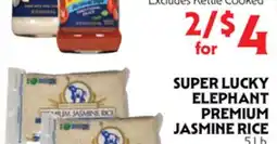 La Chiquita Food Market SUPER LUCKY ELEPHANT PREMIUM JASMINE RICE offer
