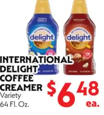 La Chiquita Food Market INTERNATIONAL DELIGHT COFFEE CREAMER offer