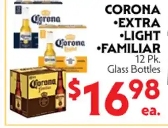 La Chiquita Food Market CORONA • EXTRA • LIGHT • FAMILIAR offer