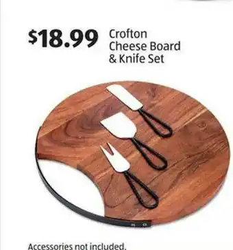 Aldi Crofton Cheese Board & Knife Set offer