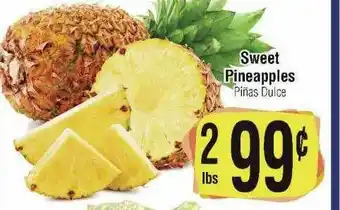 Big Saver Foods Sweet Pineapples offer