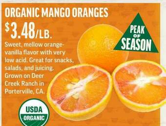 Central Market Organic Mango Oranges offer