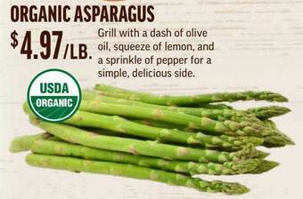 Central Market Organic Asparagus offer