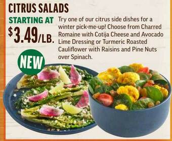 Central Market Citrus Salads offer