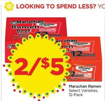 Food 4 Less Maruchan Ramen offer