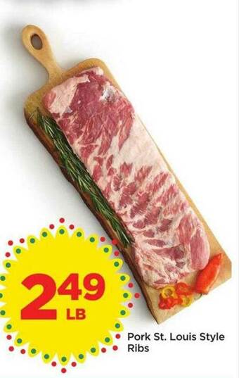 Food 4 Less Pork St. Louis Style Ribs offer