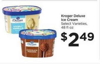 Food 4 Less Kroger Deluxe Ice Cream offer