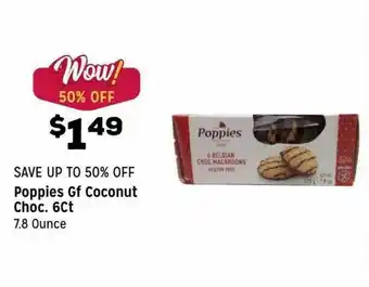 Grocery Outlet Poppies Gf Coconut Choc. 6Ct offer