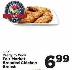 IGA 5 Lb. Ready To Cook Fair Market Breaded Chicken Breast offer