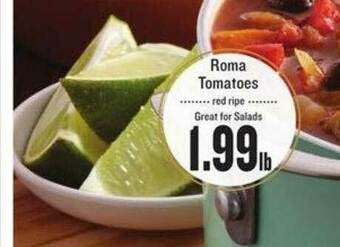 Lowes Foods Roma Tomatoes offer