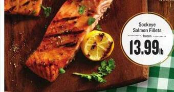 Lowes Foods Sockeye Salmon Fillets offer