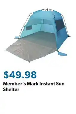 Sam's Club Member's Mark Instant Sun Shelter offer