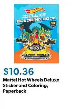 Sam's Club Mattel Hot Wheels Deluxe Sticker and Coloring, Paperback offer