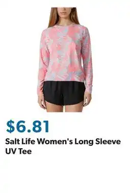 Sam's Club Salt Life Women's Long Sleeve UV Tee offer