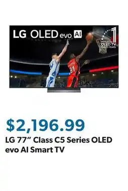 Sam's Club LG 77 Class C5 Series OLED evo AI Smart TV offer