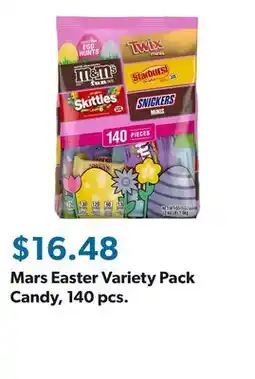 Sam's Club Mars Easter Variety Pack Candy, 140 pcs offer