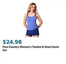 Sam's Club Free Country Women's Tankini & Short Swim Set offer