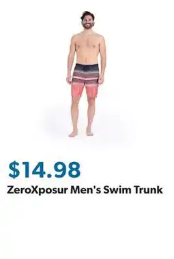 Sam's Club ZeroXposur Men's Swim Trunk offer