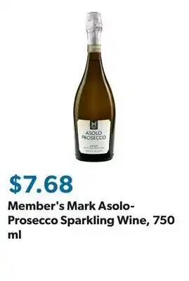 Sam's Club Member's Mark Asolo-Prosecco Sparkling Wine offer