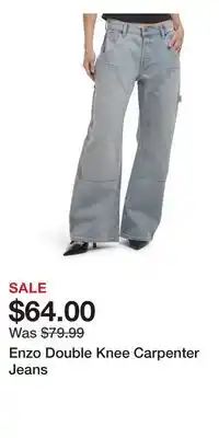 TJ Maxx Enzo Double Knee Carpenter Jeans offer
