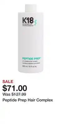 TJ Maxx Peptide Prep Hair Complex offer