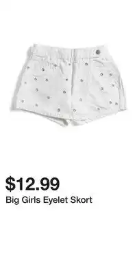TJ Maxx Big Girls Eyelet Skort offer