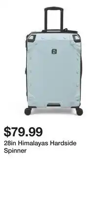 TJ Maxx 28in Himalayas Hardside Spinner offer